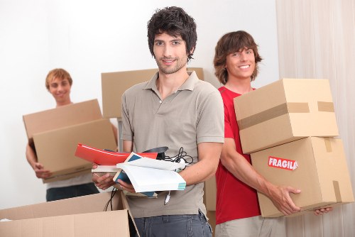 Man with Van moving service vehicle